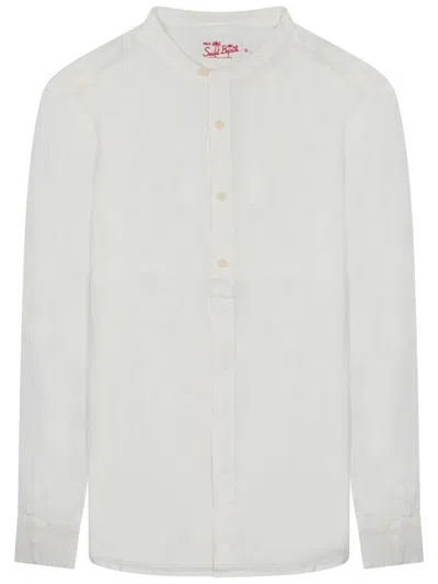 Mc2 Saint Barth Chic Short Sleeve Shirt For Men In White