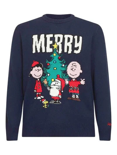 MC2 SAINT BARTH CHRISTMAS-EMBROIDERED SWEATER
