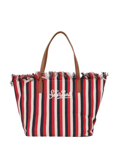 Mc2 Saint Barth Tote Bag Woman Color Blue 1 In Pink