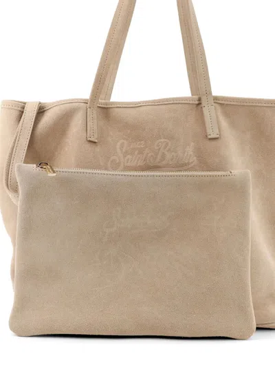 Mc2 Saint Barth "city" Suede Bag In Purple