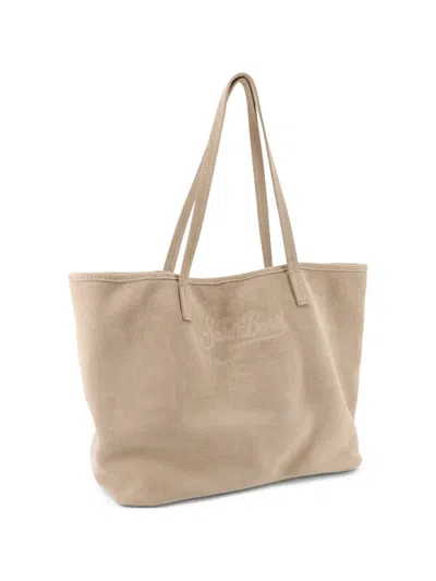 Mc2 Saint Barth City Tote Bag In Neutral
