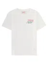 Mc2 Saint Barth Women White Graphic Crew Neck T-shirt In White