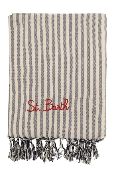 Mc2 Saint Barth Classic Lightweight Cotton Fouta In Neutral