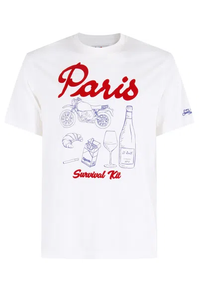 Mc2 Saint Barth Classic St Barth T Shirt In White