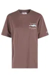 Mc2 Saint Barth Classic St Barth T Shirt In Brown