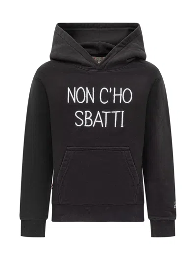 Mc2 Saint Barth Classic Sweatshirt With No Sbatti Embellishment In No Sbatti 00 Emb