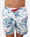 Mc2 Saint Barth Classic Swim Short - St Tropez Toile 01 Emb In White