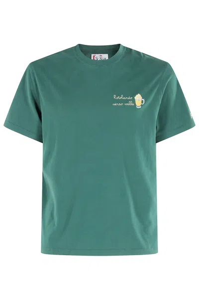 Mc2 Saint Barth Classic T Shirt In Warm Fabric In Multi