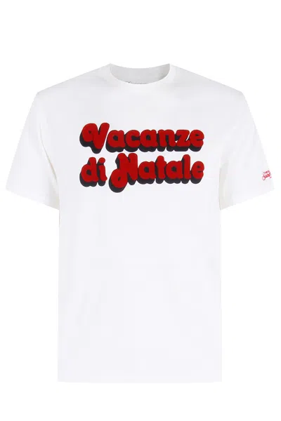 Mc2 Saint Barth Classic T Shirt In Warm Fabric In White