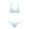 Mc2 Saint Barth Classic Triangle Bikini With Floral Print