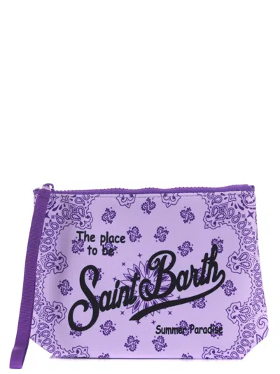 Mc2 Saint Barth Clutch Bag In Purple