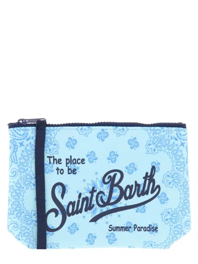 Mc2 Saint Barth Clutch Bag Alina In Azure