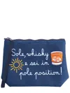 Mc2 Saint Barth Clutch Bag "aline" In Blue