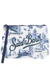 Mc2 Saint Barth Clutch Bag "aline" In Blue