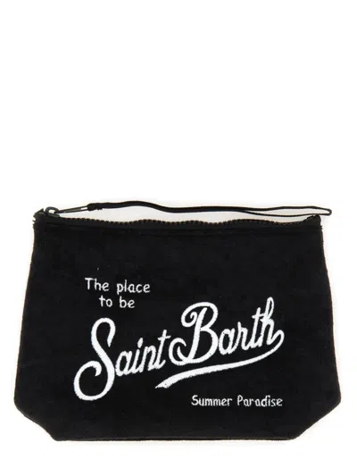 Mc2 Saint Barth Clutch Bag Aline In Black
