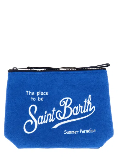 Mc2 Saint Barth Clutch Bag "aline" In Blue