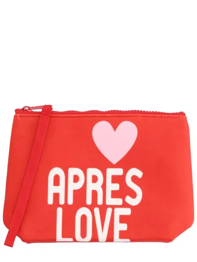 Mc2 Saint Barth Clutch Bag "aline" In Red
