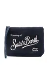 Mc2 Saint Barth Clutch Bag 'aline Wool'  In Blue