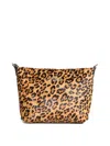 Mc2 Saint Barth Clutch Bag In Leather Animalier In Multi