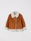 Mc2 Saint Barth Coat  Kids Color Brown In Brown