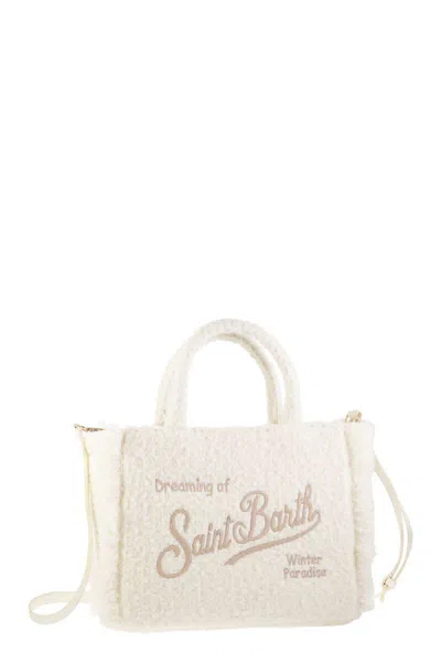 MC2 SAINT BARTH MC2 SAINT BARTH COLETTE - FABRIC HANDBAG WITH LOGO