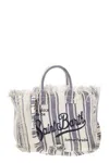 Mc2 Saint Barth Colette - Linen Handbag In Multi