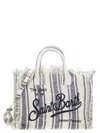 Mc2 Saint Barth Colette - Linen Handbag In Multi