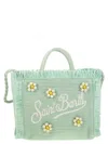 Mc2 Saint Barth Colette - Straw-effect Bag With Embroidered Logo