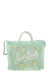 Mc2 Saint Barth Colette - Straw-effect Bag With Embroidered Logo