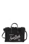 Mc2 Saint Barth Colette - Wool-effect Bag With Logo