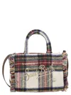 Mc2 Saint Barth Colette - Wool-effect Bag With Logo In Multi