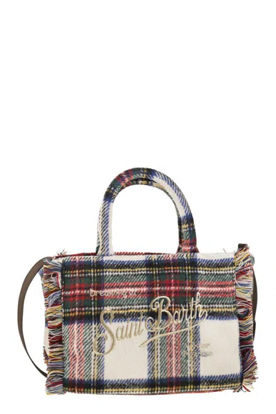 Mc2 Saint Barth Colette - Wool-effect Bag With Logo In Multi