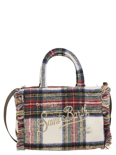 MC2 SAINT BARTH COLETTE - WOOL-EFFECT BAG WITH LOGO