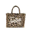 Mc2 Saint Barth Borsa Vanity Mini Animalier Marrone In Animal Print