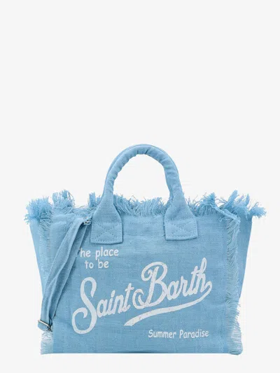 Mc2 Saint Barth Colette Straw Tote Bag In Blue