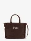 Mc2 Saint Barth Colette Corduroy Handbag In Brown
