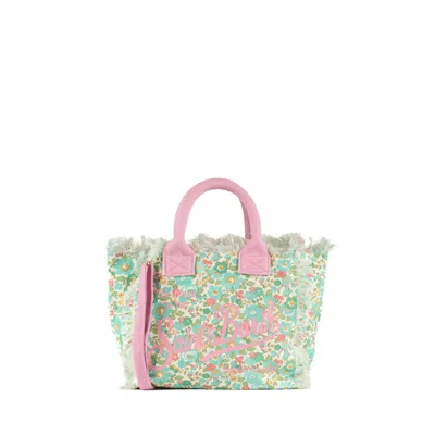 Mc2 Saint Barth Colette Cotton Canvas Bag With All Over Betsy Print