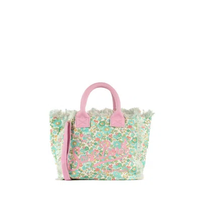 Mc2 Saint Barth Colette Cotton Canvas Bag With All Over Betsy Print