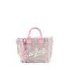 Mc2 Saint Barth Colette Cotton Canvas Bag With Betsy Ann All Over Print