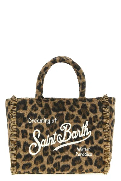 Mc2 Saint Barth 'colette Felt' Handbag In Brown