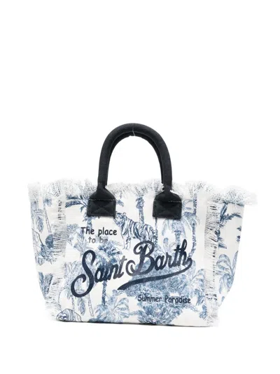 Mc2 Saint Barth Colette Frayed Tote Bag In Pattern
