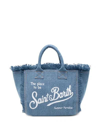 MC2 SAINT BARTH FRAYED-EDGE TOTE BAG