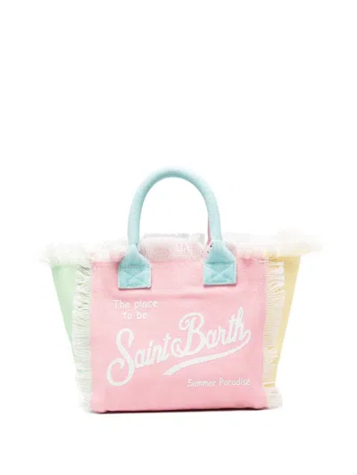 Mc2 Saint Barth Colette Fringed Tote Bag In Multi