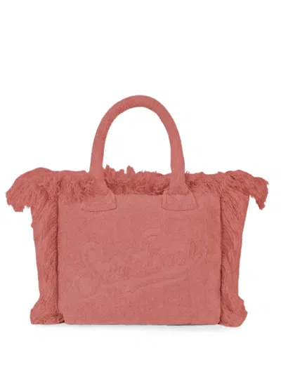 Mc2 Saint Barth Colette Fringed-edge Tote Bag In Pink