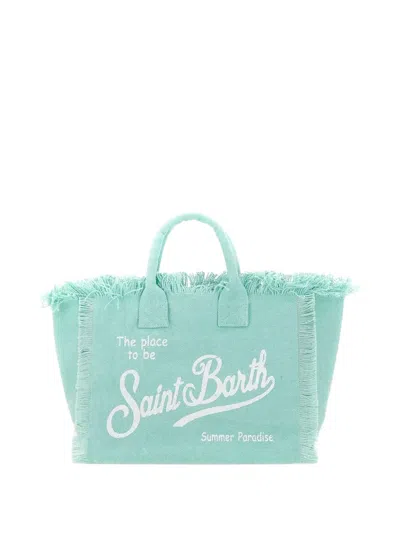 Mc2 Saint Barth Kids' Colette Fringe-trim Tote Bag In Orange