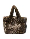 Mc2 Saint Barth Colette Leopard-print Tote Bag In Multi