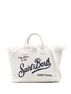 Mc2 Saint Barth 'colette' White Linen Bag