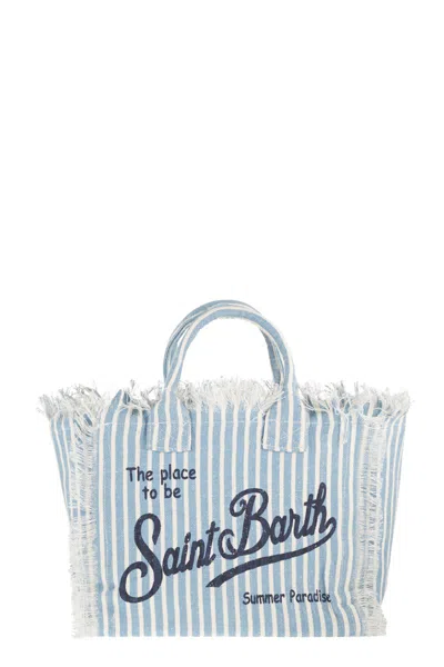 Mc2 Saint Barth Colette - Linen Handbag In Pink