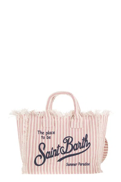 Mc2 Saint Barth Colette - Linen Handbag In Pattern