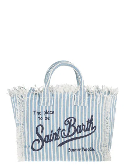 Mc2 Saint Barth Colette - Linen Handbag In Animal Print
